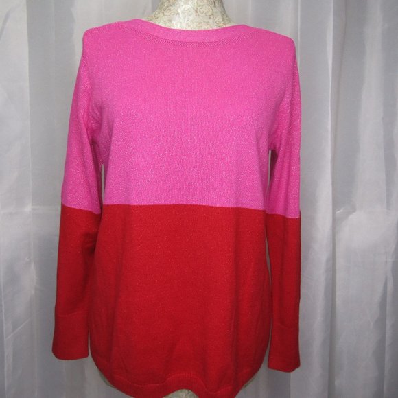 Apt 9 Pink and Red Color Block - Picture 1 of 8